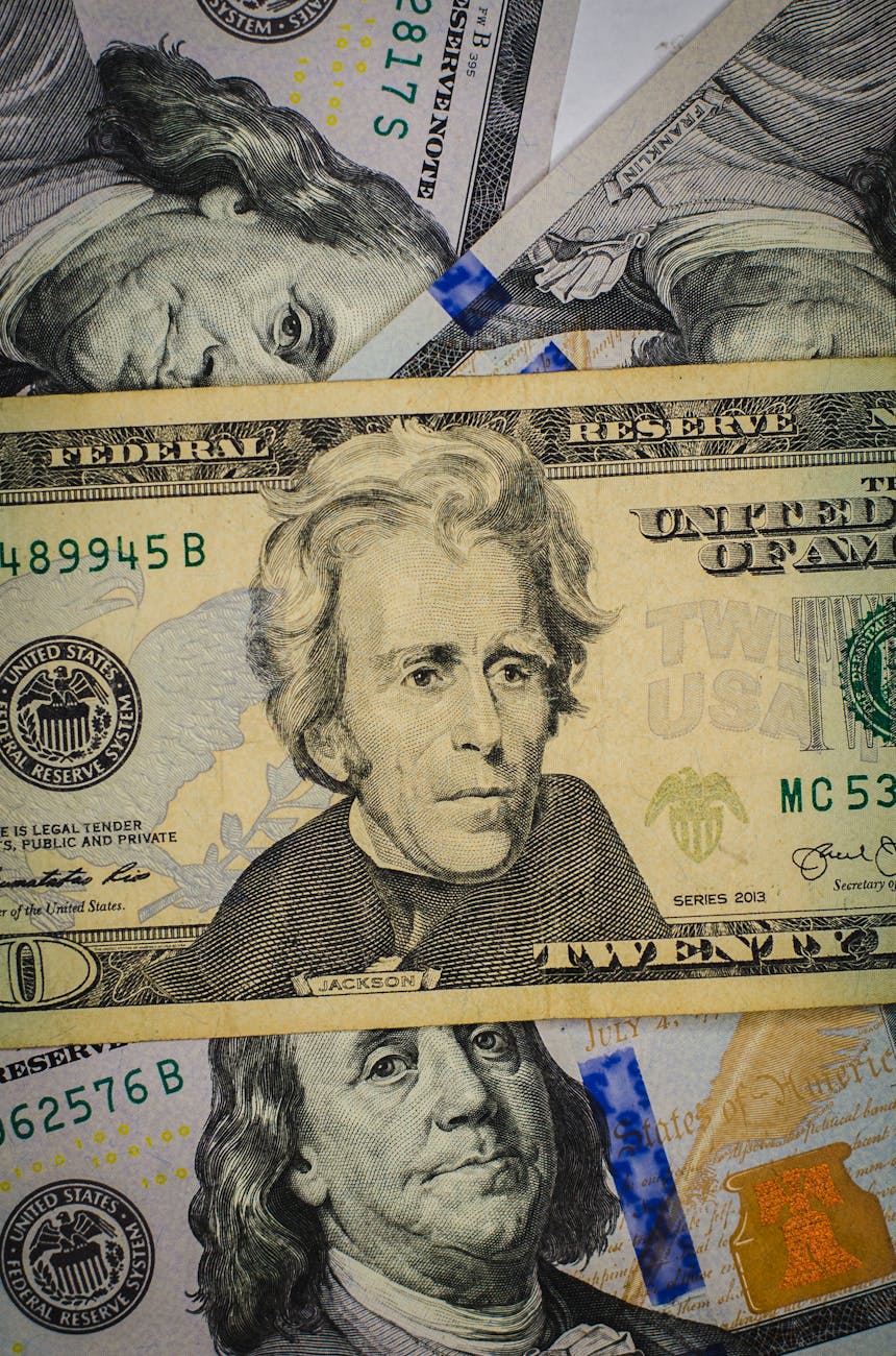 banknote of twenty dollars