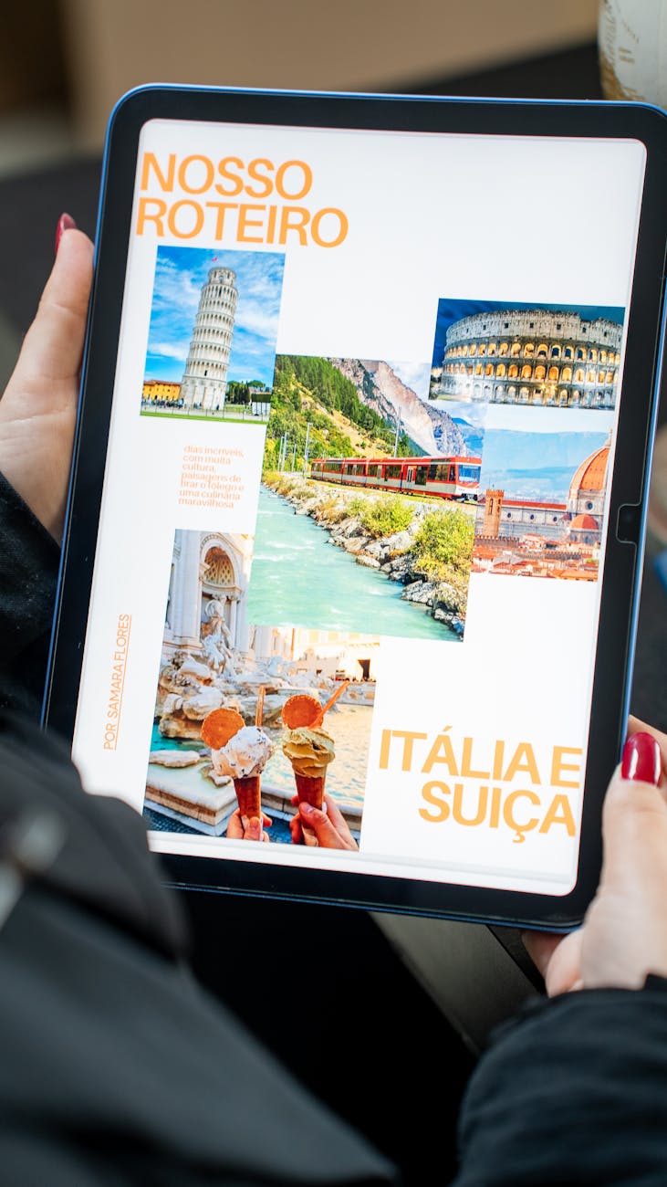 travel itinerary featuring italy and switzerland